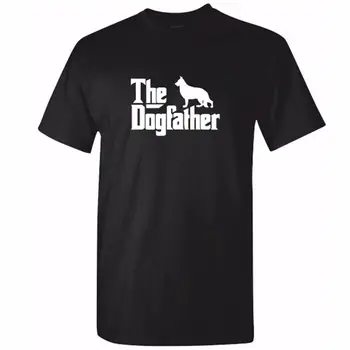

Mens German Shepherd TShirt - DOG FATHER T Shirt Alsatian Gift