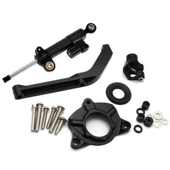 

Motorcycle CNC Damper Steering Stabilizer Linear Reversed Safety Control+Bracket for KAWASAKI Z1000 Z 1000 2014-2017