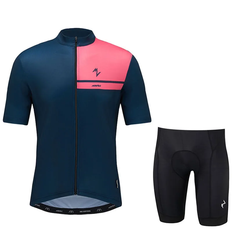 Morvelo Велоспорт Джерси Набор Pro Команда Лето Мужчины Велоспорт Набор гоночная одежда для велопрогулок, Дышащая MTB велосипедная одежда спортивная одежда