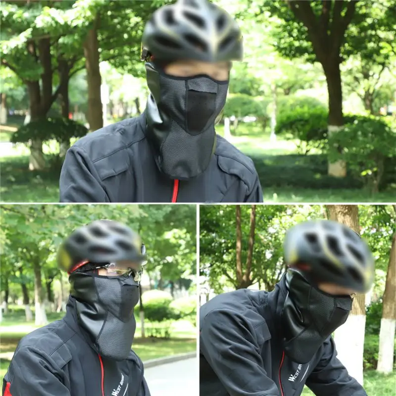 Outdoor Cycling Half Face Mask Themral Mask Cycling Cap Sunscreen Sports Headwear Bike Headband Mask For Winter Outdoor Cycling
