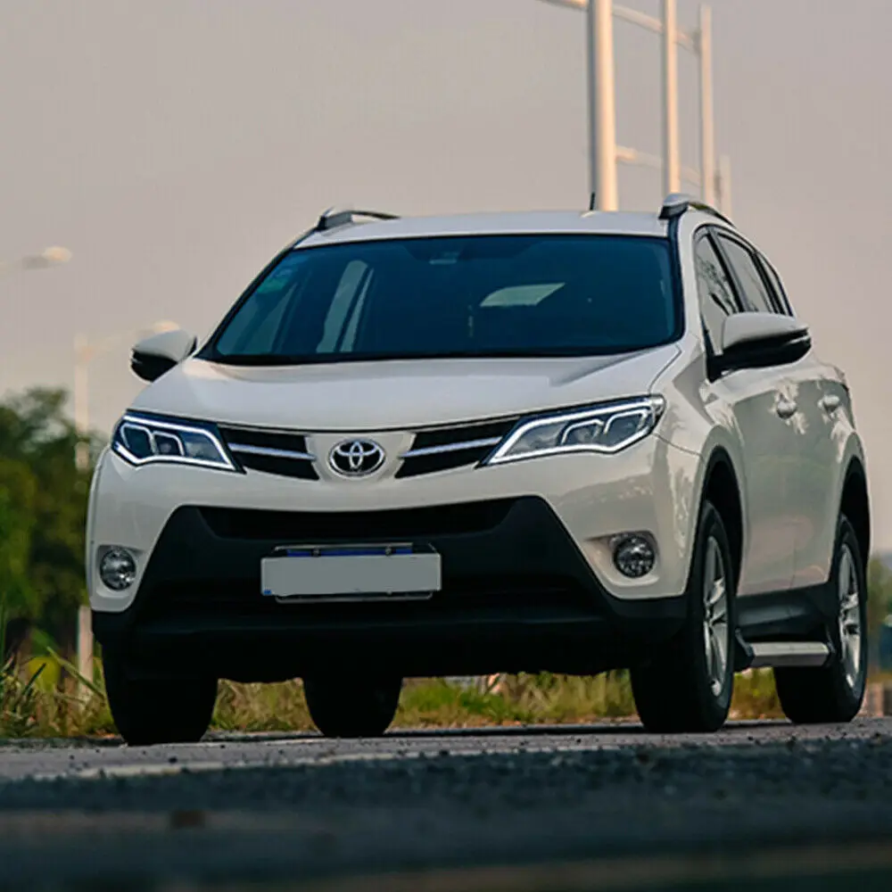 Автомобильный головной светильник VLAND для Toyota RAV4, головной светильник s в сборе 2013, головной светильник с двумя линзами, луч проектора, HID светодиодный DRL