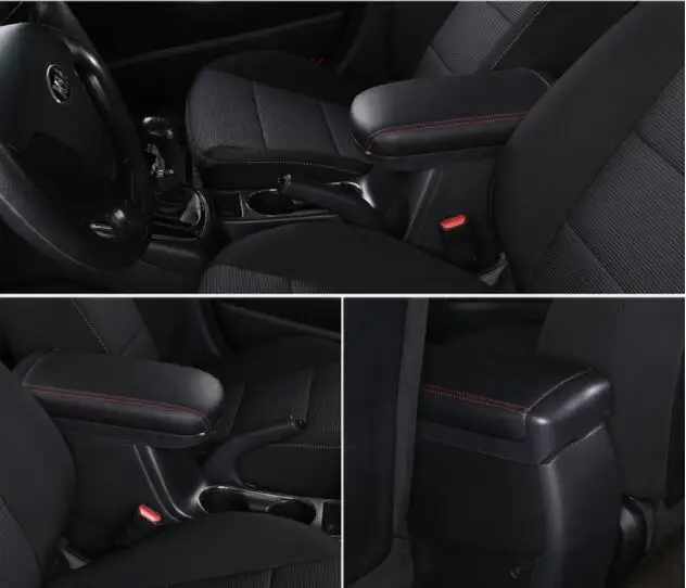 Подлокотник крышка коробки подходит только для Kia K3 специальный центральный Декор модифицированный раздвижной, удлиняющий и увеличивающий
