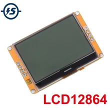 LCD12864 IIC LCD Display Module 128x64 Dots 5V Graphic Matrix LCD 12864 Yellow Backlight