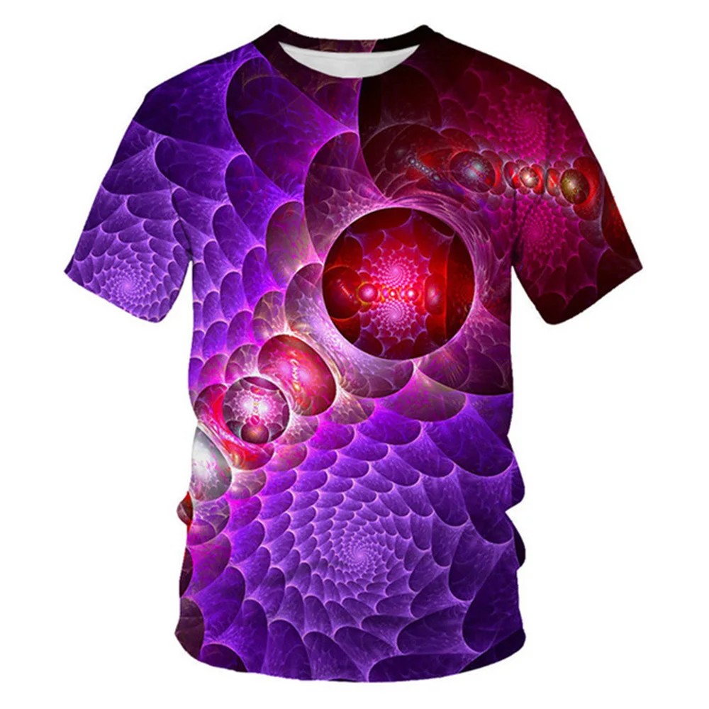

Dizziness, hypnosis, whirlpool 3d Printing Funny Short Sleeved Tees Men/women Tops Men's 3D T-shirts Summer Male Tshirts