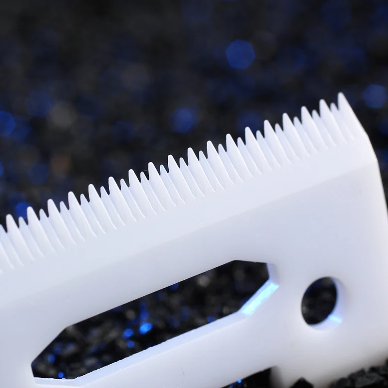 2/10 2-hole stagger-tooth Ceramic movable blade for cordless clipper Replaceable blade