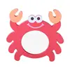 Toddler Toys EVA Cartoon Mirror Small Mirroring Plaything Creative Crab Or Frog Design Water Toy Educational Cartoon Small 1