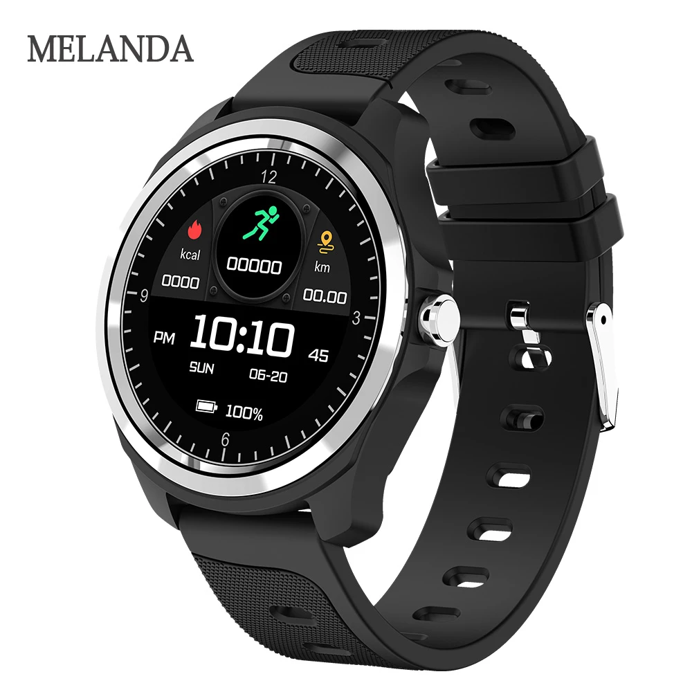 

Melanda KW05 Sport Men's Smart Watch Message Calling Remind Blood Pressure Monitor Women Smartwatch Music Control Fitness Band
