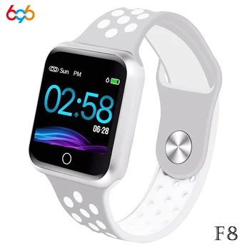 

696 F8 Full touch screen Smart Bracelet Heart rate blood pressure blood oxygen monitor Motion tracking IP67 waterproof bracelet