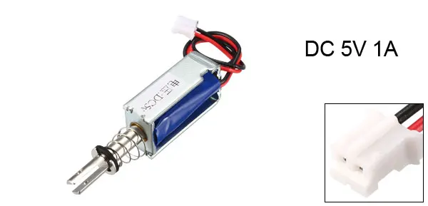 2mm 120g 5mm 25g UXCELL 1PCS Push Pull Type Solenoid Electromagnet Open Frame Linear Motion for Home Appliances Vending Machines 6 sizes - Цвет: 2mm 120g 5mm 25g