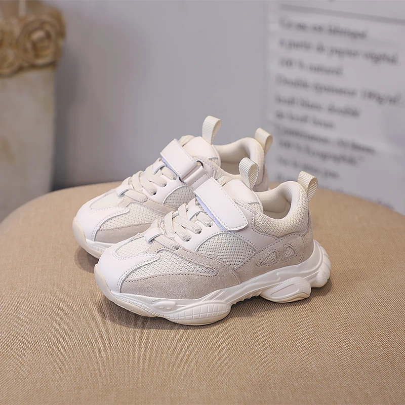 SX175Beige Крутая сумка для занятий спортом на открытом воздухе кроссовки для мальчика детские кроссовки для девочек разноцветные Дышащие Модные туфли для отдыха SX175 - Цвет: SX175Beige