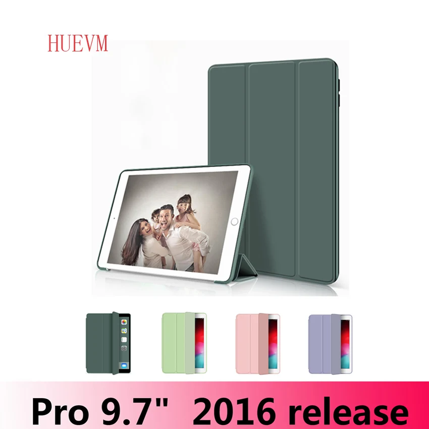 Чехол для iPad 9 7 дюйма 2016 Мягкая силиконовая задняя крышка из искусственной кожи