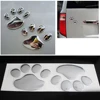 2PCS Car Sticker Cool Design Paw 3D Animal Dog Cat Bear Foot Prints Footprint Decal Car Stickers Silver Gold Auto Accessories ► Photo 3/6