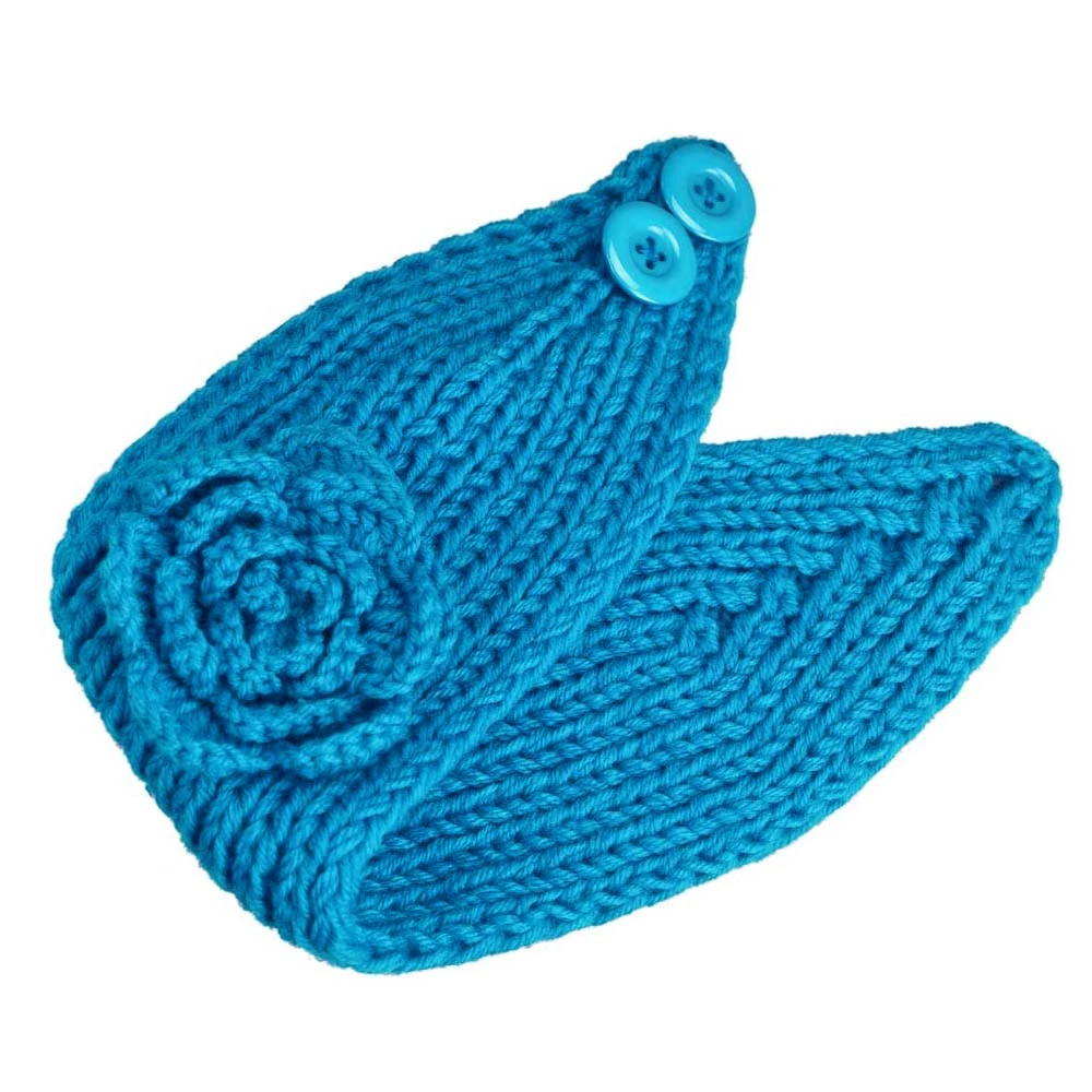 2019 Winter Warmer Knitted Elastic Wide Headbands Turban Lady Women Wide Stretch Solid Hairband Headwrap Hair Accessories 923