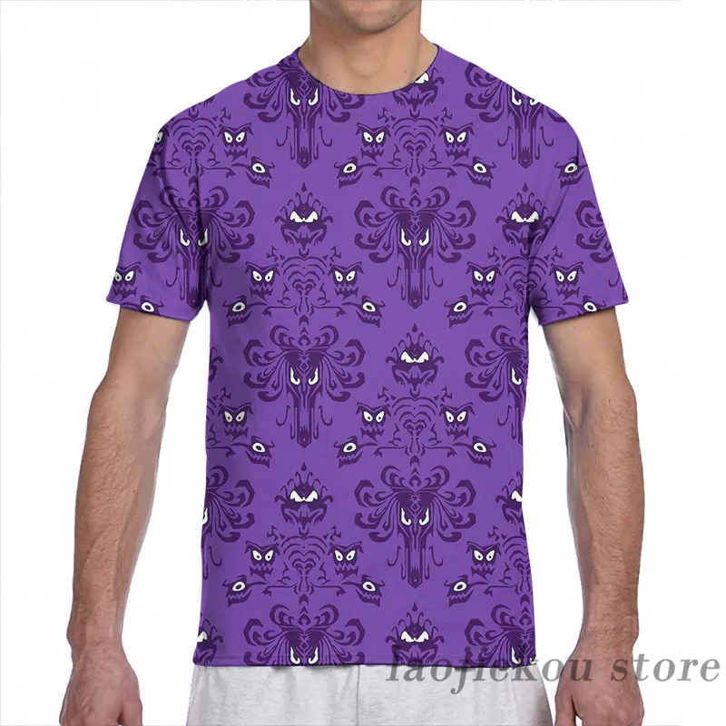 Haunted Mansion Pattern men T Shirt 