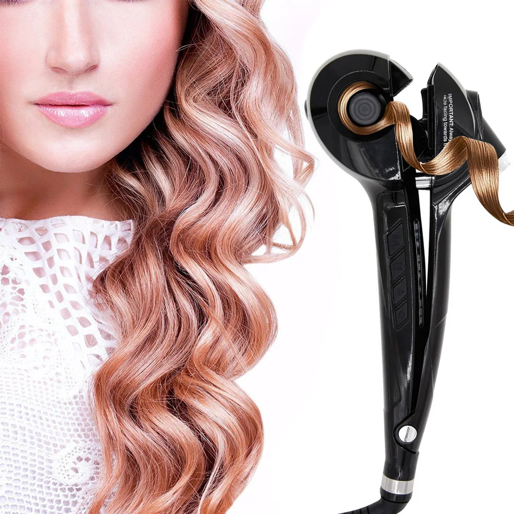 

Steam Spray Spiral Automatic Hair Curler Professional Rotating Wand Curling Iron Hair Styling Tools Curlers Crimper Curl Styl