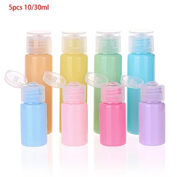 

5Pcs 10ml/30ml ortable Refillable Bottle Empty Travel Packing Cosmetic Container Lotion Liquid Bottle Packing Bottles