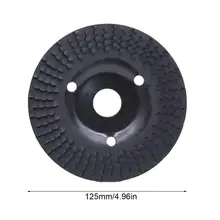 Plateau à thé, meuleuse d'angle, roue de polissage, plateau à thé, outil de travail du bois, ponçage en plastique, disque d'épine, Arc plan biseauté, 22mm