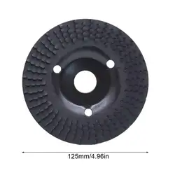 Plateau à thé, meuleuse d'angle, roue de polissage, plateau à thé, outil de travail du bois, ponçage en plastique, disque d'épine, Arc plan biseauté, 22mm 