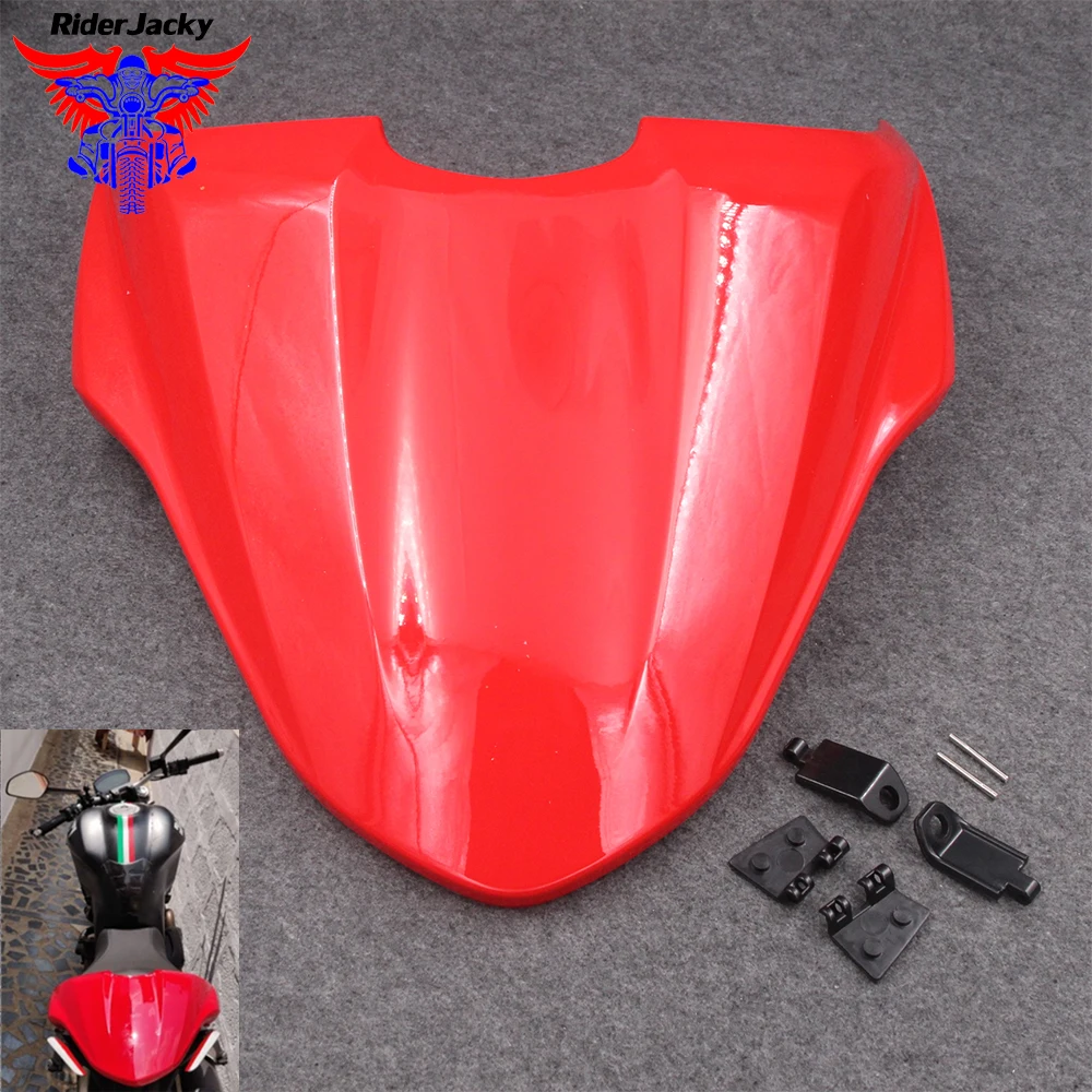Motorcycle Rear Pillion Passenger Hard Seat Tail Fairing Cowl Cover Section ABS For Ducati Monster 821 2014 2015 2016 2017 | Автомобили и