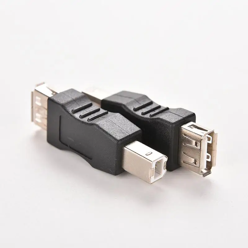 USB 2,0 Тип A Женский к usb Тип B Мужской конвертер адаптер USB кабель для печати Conector Changer 1 шт. простой адаптер для USB