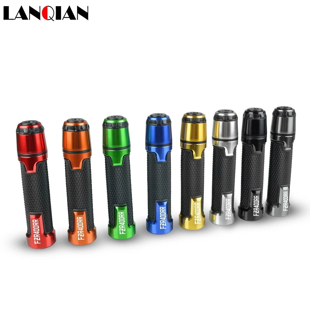 7/8'' Motorcycle Aluminum Plastic Handle Grips With Logo For YAMAHA FZR400RR FZR 400RR FZR 400 RR 1991 1992 1993 1994 1995