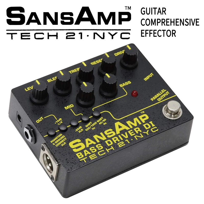 Tech 21 SansAmp басовый драйвер Di BSDR-V2 для электрогитары сингл шт Универсальный эффект устройства
