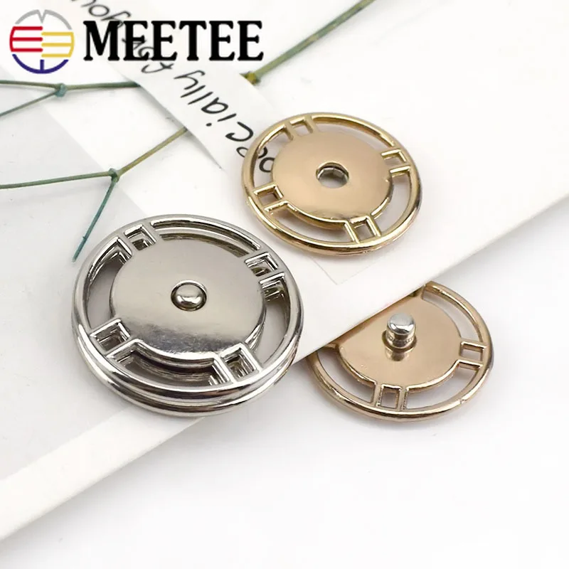 Meetee 10 комплектов 21 мм/25 мм металлическая пряжка Женское пальто декоративная