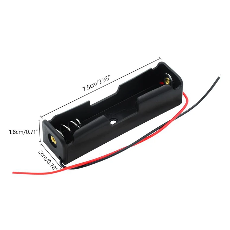 18650 Power Bank Case 1X 2X 3X 4X 18650 Battery Holder Storage Box Case 1 2 3 4 Slot Batteries Container With Wire Lead battery storage box battery case power bank box battery holder power bank case charging treasure box battery box