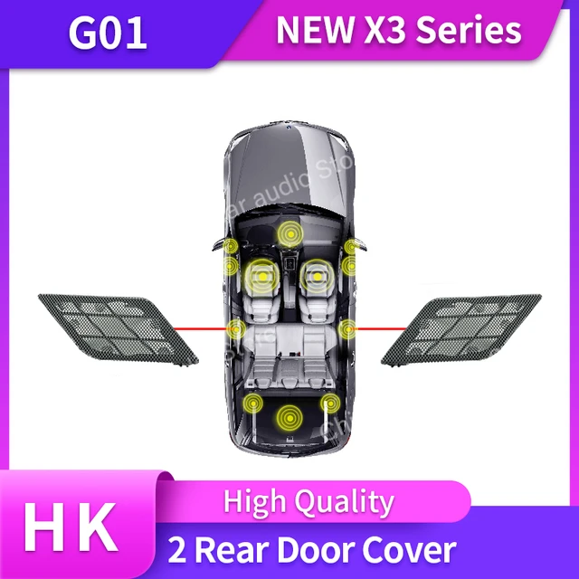 春新作の AL LED スピーカー カバー 適用: BMW X3 G01 3シリーズ ドア 