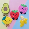 1pcs Silicone Baby Teether Rodent Avocado Strawberry  Cactus DIY Accessories baby teething Necklace Toy 1
