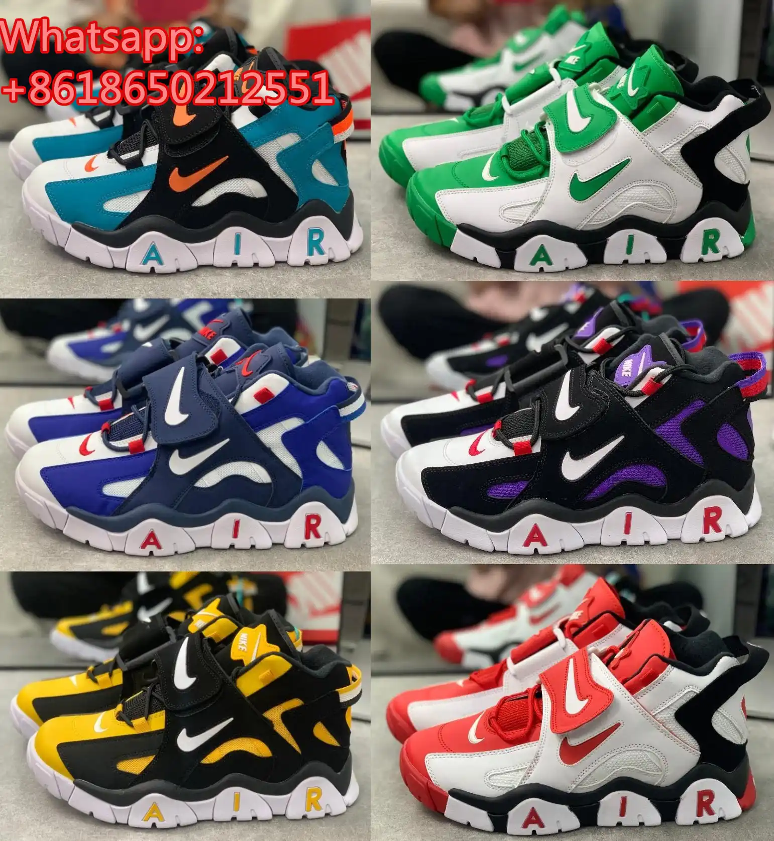 nike air barrage mid hombre