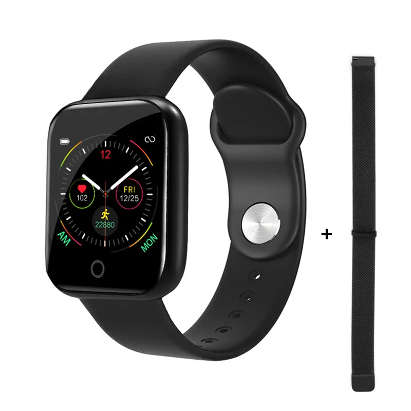 black watch Смарт-часы P70 Pro, водонепроницаемые, IP67, умные часы для женщин, с монитором сердечного ритма, кровяное давление, кислород, против P80, DT88, фитнес-трекер - Цвет: black watch