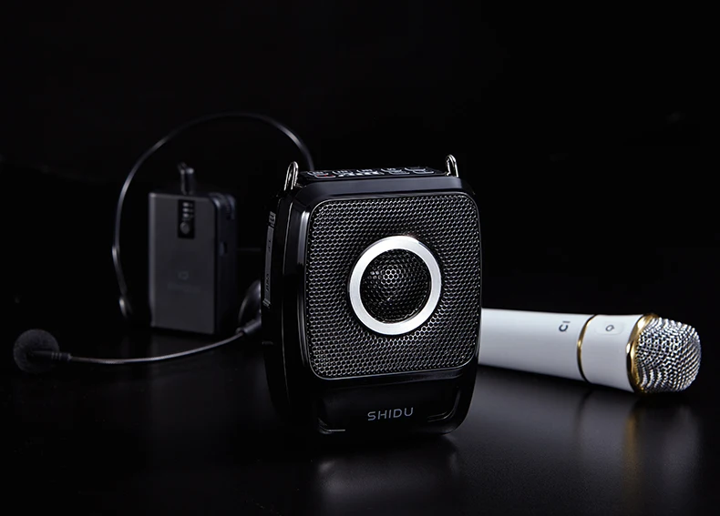 25 Вт портативный громкоговоритель UHF беспроводной Bluetooth усилитель голоса с микрофоном ремень время использования 20 часов 2600 мАч поддержка TF U диск USB