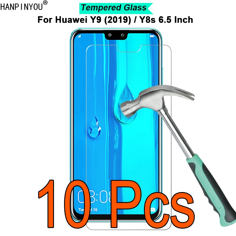 Ультратонкое закаленное стекло 2.5D для Huawei Y9 (2019)/Y8s 6 5 дюйма твердость 9H 10 шт. |
