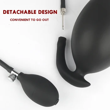 Super Large Inflatable Huge Anal Butt Plug Big Dildo Pump Prostate Massage Anus Dilator Expandable Sex Toys for Women Man Gay 3