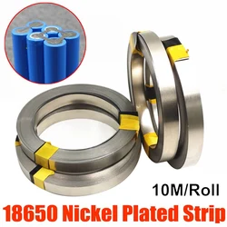 Connecteur de ceinture en acier nickelé, nouvelle batterie Li ion 10m 18650, feuille de Nickel, pour Machine à souder par points 