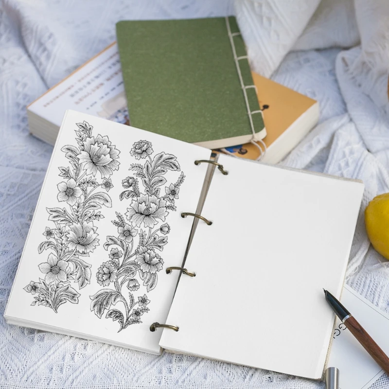 Bouquet / Flowers DIY Silicone Clear Stamp Cling Seal Scrapbook Embossing Album