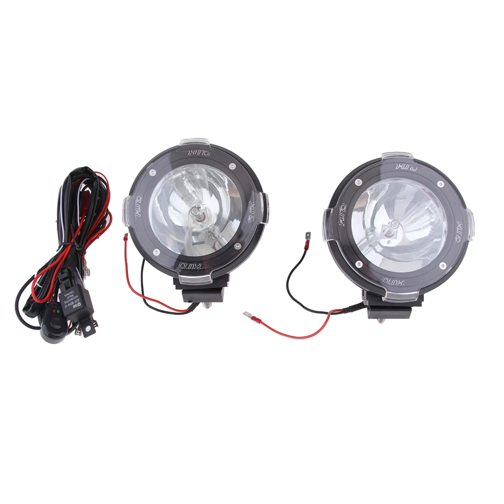 2Pcs 4Inch Motorcycle Driving Light 100W LED Fog Lamp Spot Lights Work Lights
