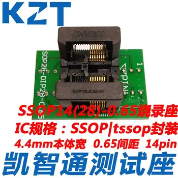 

Ssop14 to Dip14 Burning Base TSSOP14 Programming Base Ots-28-0.65-01 Spring Seat