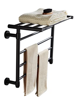 

Intelligent Electric Bath Towel Holder Stainless Steel Bathroom Shelf Toilet Toilet Household Perforated Towel Bar