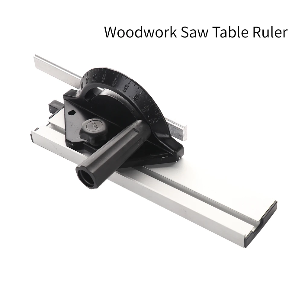 Woodworking DIY Tool Miter Gauge And Box Joint Jig Kit Adjustable Flip Stop