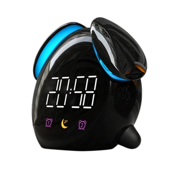 

AAAK -Rechargeable Digital Smart Alarm Clock Home Decoration Student Table Kids Birthday Gifts Induction Wake Up for Bedrooms