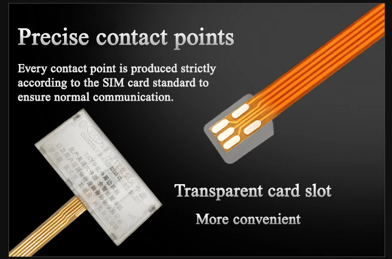 Micro Card положительная передача на большую карту конвертер адаптер прозрачный открытое устройство Универсальный