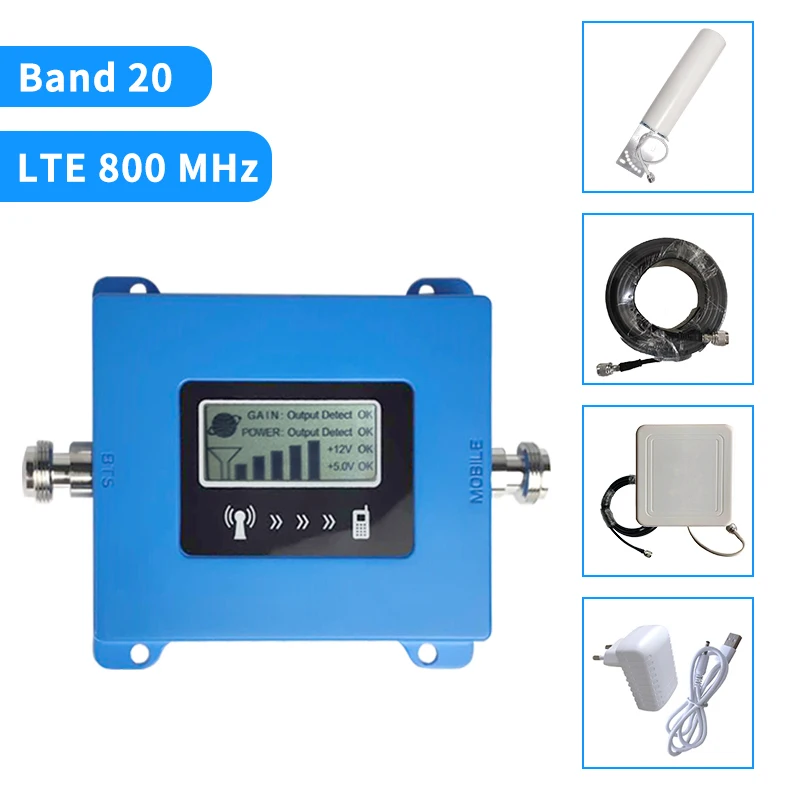 Band 20 4G Amplifier 800 MHZ FDD Europe Mobile
