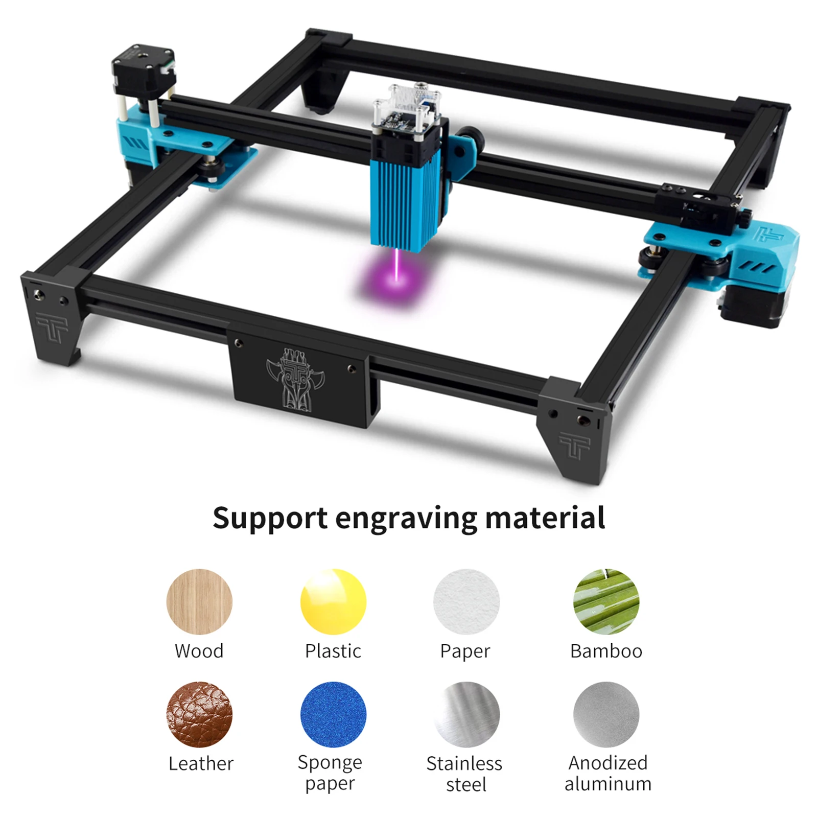 40W Totem S Laser Engraving Machine DIY Frame Fast High Precision Cut For Metal Wood Stainless Steel Printer Cutter