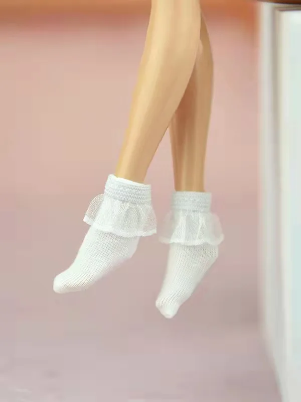 Mädchen Lace Socken 1 /6 Strümpfe Weihnachten Geschenk Accessoires für Puppen 