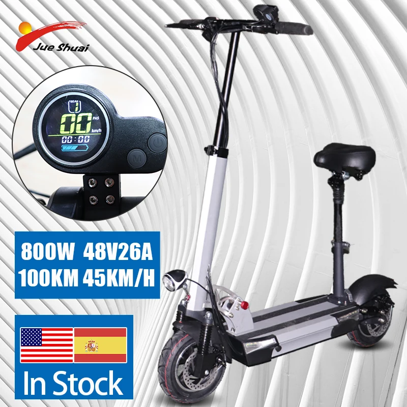 

Jueshuai Electric Scooter 800W Motor Kick Scooter 50KM/H 48v26A Battery Foldable 8-Inch Tire Scooter ElÃ©ctrico for Adults