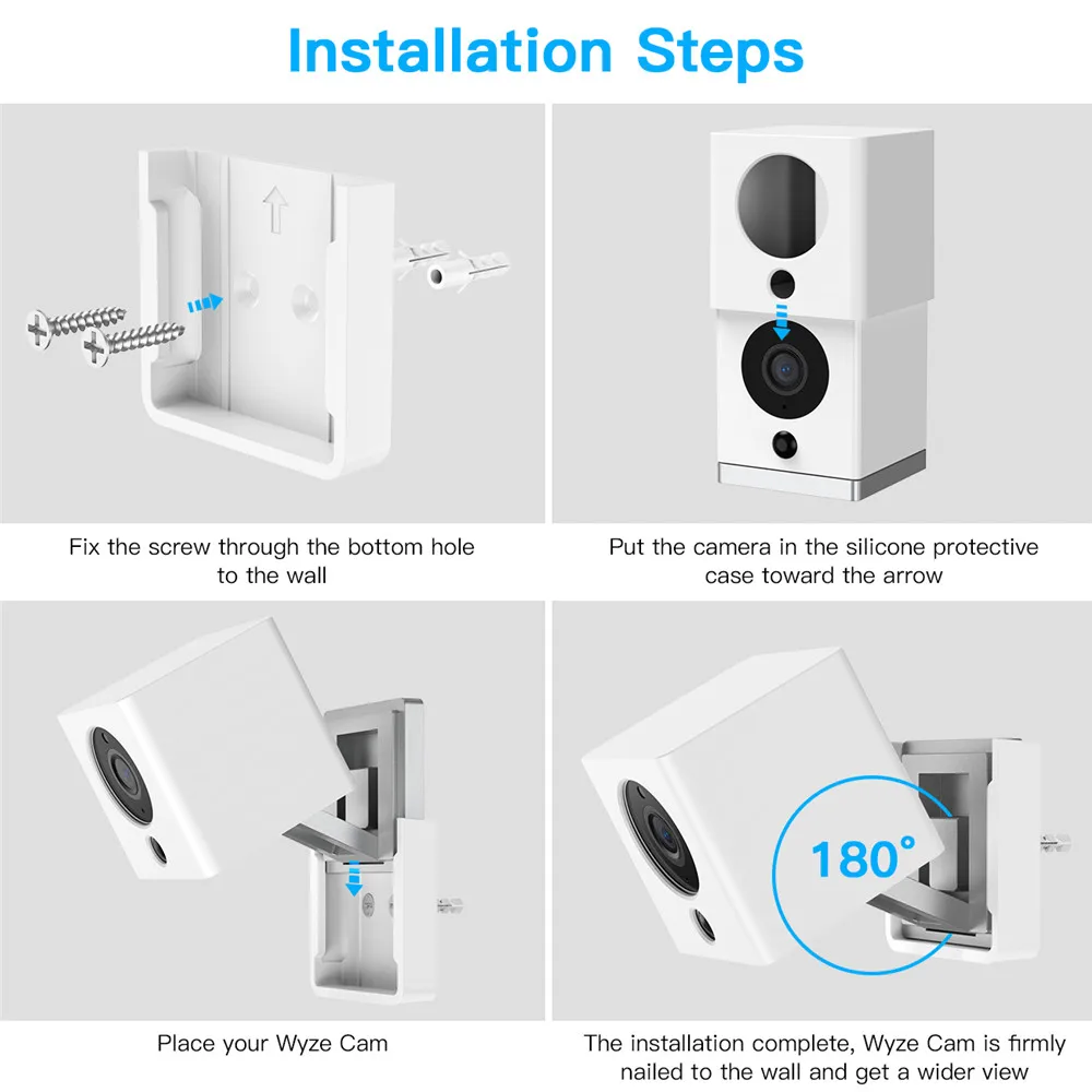 wyze cam ismartalarm isc5d câmera giro de
