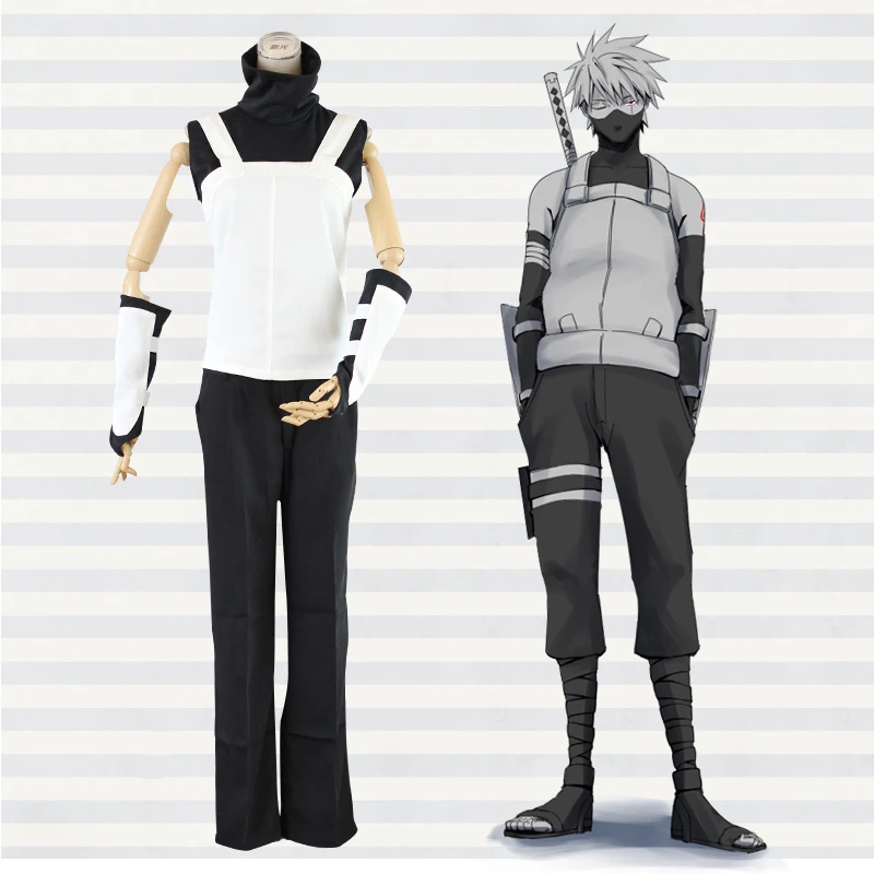 Amime Naruto Costume Naruto Hatake Kakashi Men S Anbu Cosplay Clothes Costume Halloween Party Cosplay Scary Costumes Aliexpress