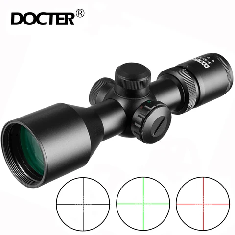 Montagem em Trilho Tactical Compact Scope Mildot – Rangefinder Retículo Caça Riflescopes Cruz-cabelo se Encaixa 11mm 20mm 3-9×40 Mod. 1269750